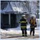 A 130 year old brick building goes up in flames. When the fire crews have to spray down the building (and the surrounding city block) in sub-zero temperatures, the end result looks stunning.
