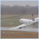 Amazing photo of LH Airbus 320 wing scraping on runway during high wind landing attempt yesterday (March 1st) in Hamburg [PIC]