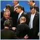President Bush getting friendly reception on the current NATO summit [PIC]
